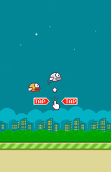 Captura de Flappy Bird